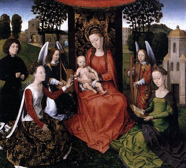 Hans Memling The Mystic Marriage of St Catherine